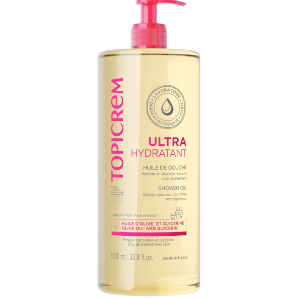 Ultra-feuchtigkeitsspendendes Duschöl Topicrem - Pumpflasche 1 L