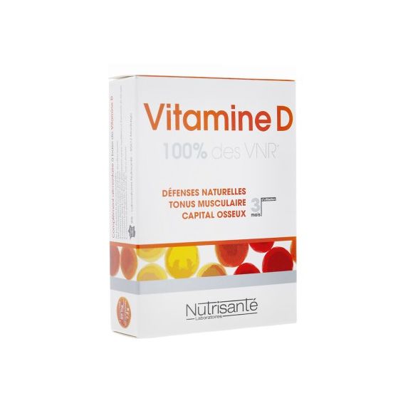 Vitamin D 80 mg Nutrisante - Packung mit 90 Tabletten