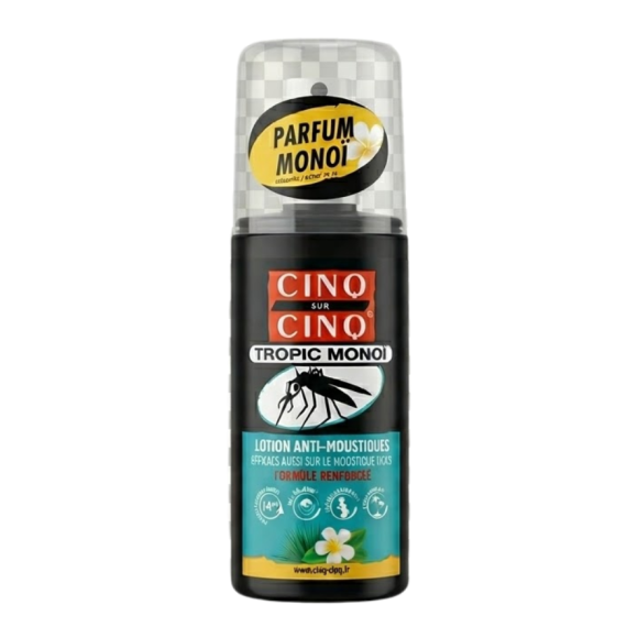 Tropen-Monoi-Insektenschutzlotion Cinq sur cinq - Spray mit 75 ml