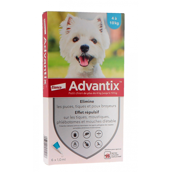 Advantix kleiner Hund von 4 bis 10 kg Bayer