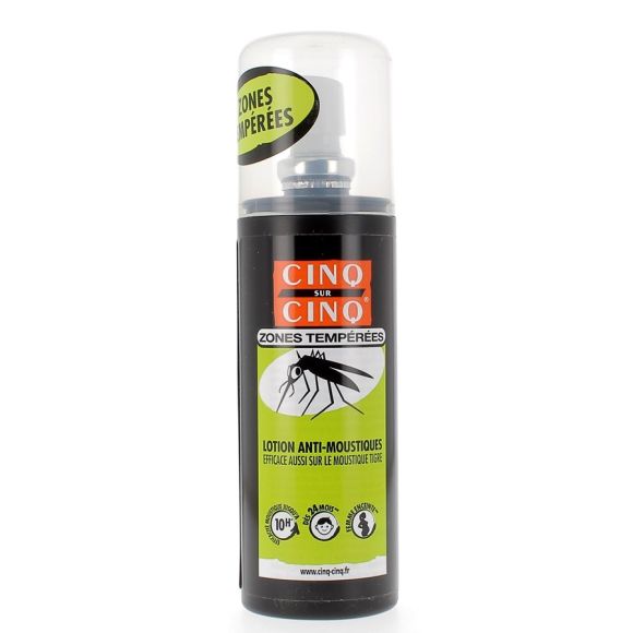 Mückenschutzmittel für gemäßigte Zonen Cinq sur cinq - Spray 100 ml
