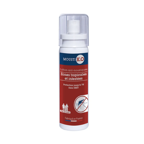 Mousti K.O Mückenabwehrlotion Grüne Marke - Flasche mit 100 ml