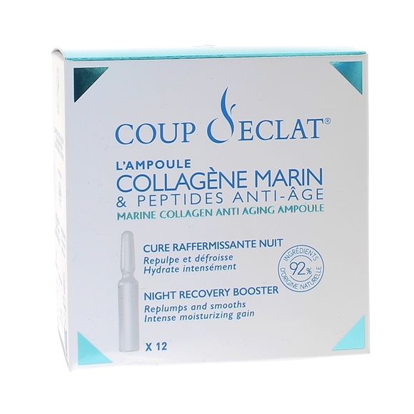Marine Kollagen & Anti-Aging Peptide Strahlende Haut - Box mit 12 Ampullen