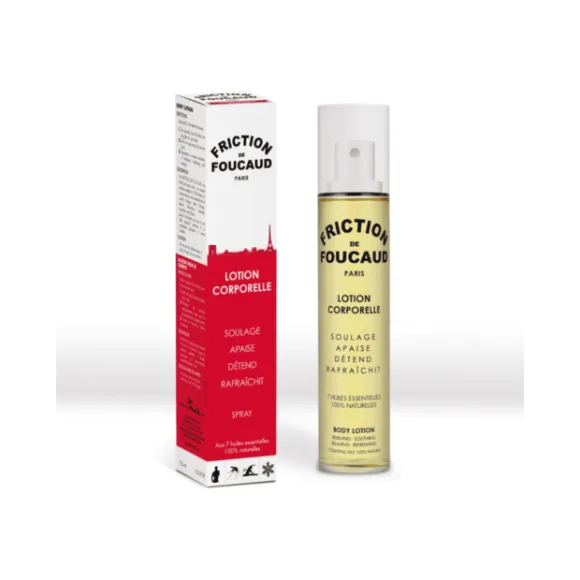 Energie Lotion für den Körper Friction von Foucaud - Spray mit 125 ml