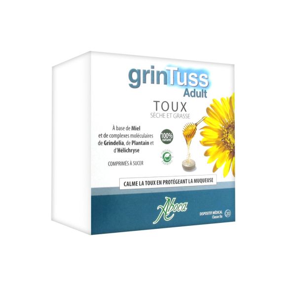 Grintuss Erwachsene Tabletten Aboca - Packung mit 20 Tabletten