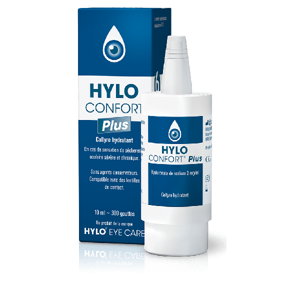 Hylo Comfort Plus feuchtigkeitsspendende Augentropfen - Flasche mit 10 ml