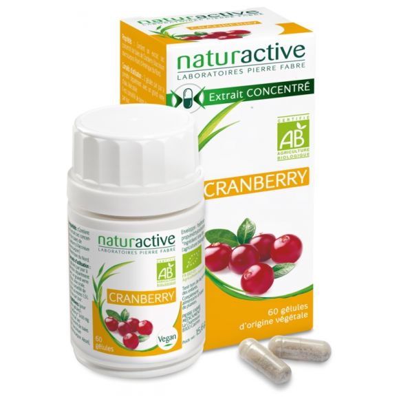 Elusanes Cranberry bio Naturactive - Packung mit 60 Kapseln