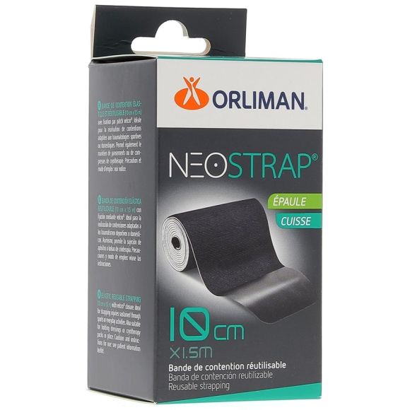 Neostrap Schulter- und Oberschenkelbandage 10 cmx1,5 m Orliman - Box mit 1 wiederverwendbarem Kompressionsband