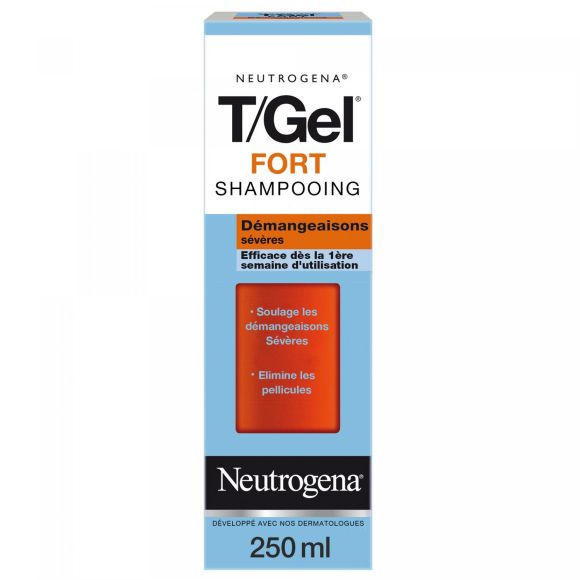T/Gel starkes Shampoo gegen starke Juckreiz Neutrogena - Flasche mit 250 ml