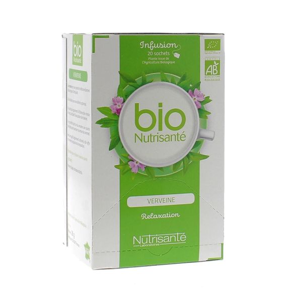 Infusion Wohlbefinden Zitronenverbene bio Nutrisanté - 20 Beutel