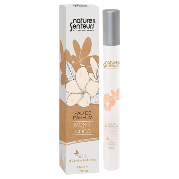 Monoi- und Kokos-Eau de Parfum Nature & Senteurs - Spray 15ml