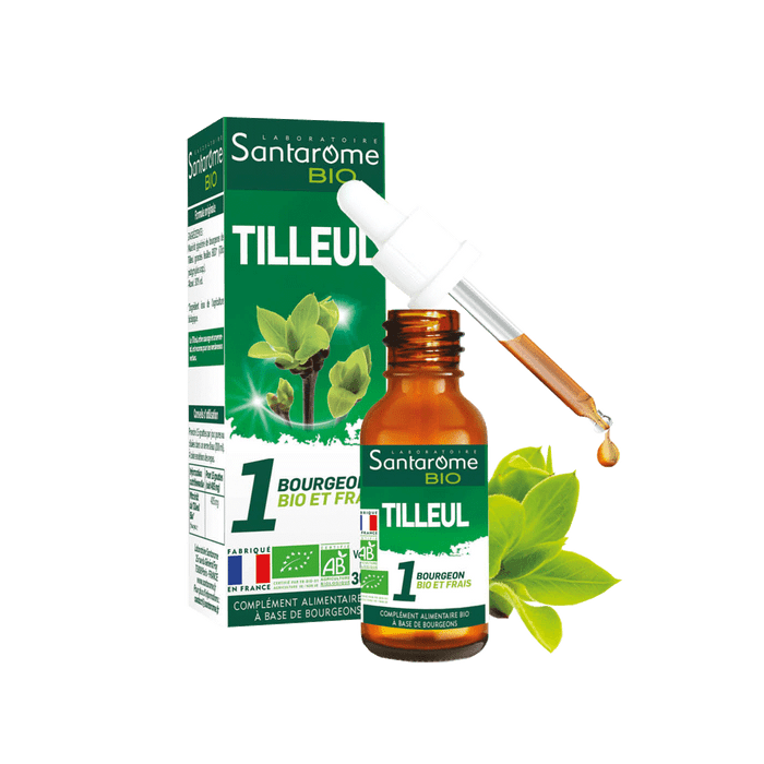 1 bourgeon BIO et frais Tilleul Santarome - flacon de 30 ml