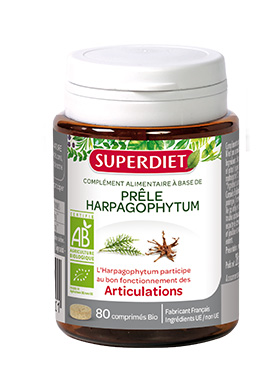 Prêle / harpagophytum Bio Super Diet - 80 comprimés