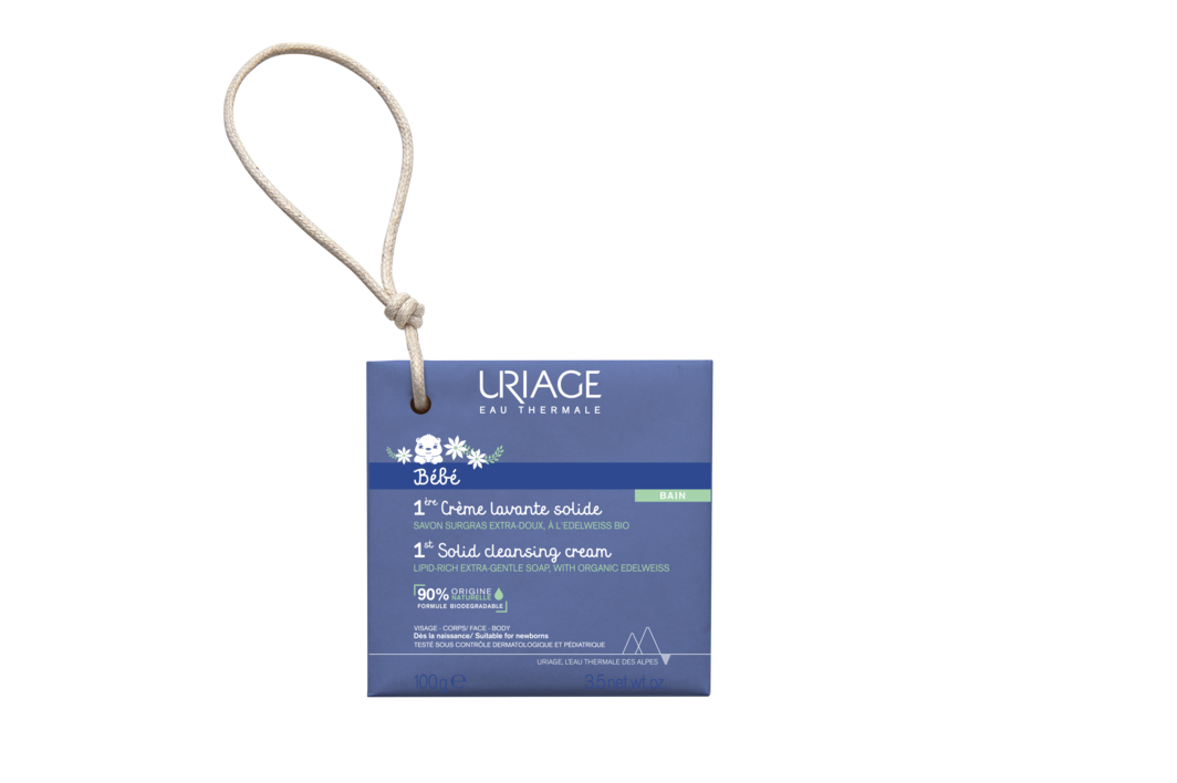 1ere Creme Lavante Solide Bebe Uriage Savon Surgras Des La Naissance