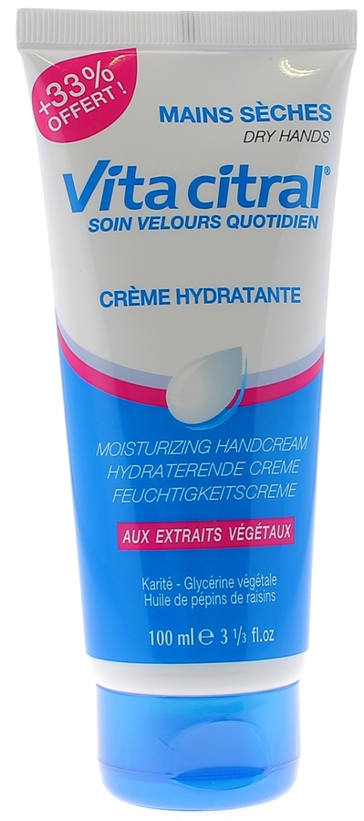 Crème hydratante mains sèches Vita Citral - tube de 100 ml