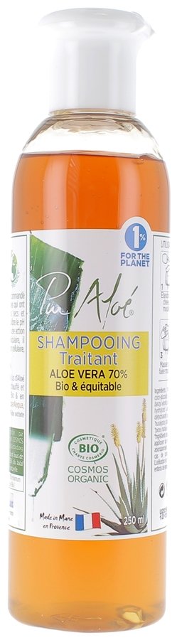 Shampooing traitrant Aloe vera 70% Bio Pur Aloé - flacon de 250 ml