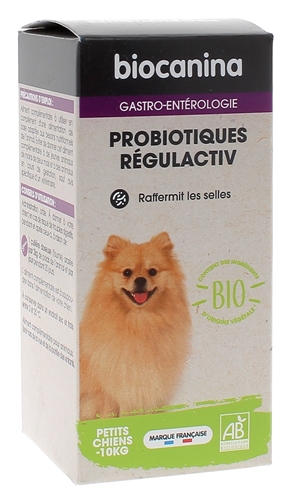 Probiotiques Regulactiv bio petit chien Biocanina - boîte de 35g