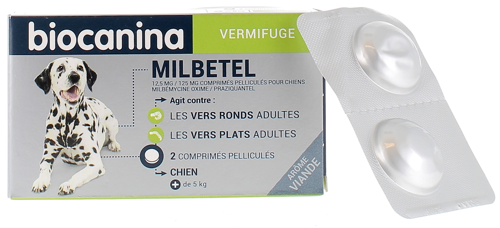 Biocanina Milbetel Vermifuge Petit Chien et Chiot de 0,5 à 10kg 2