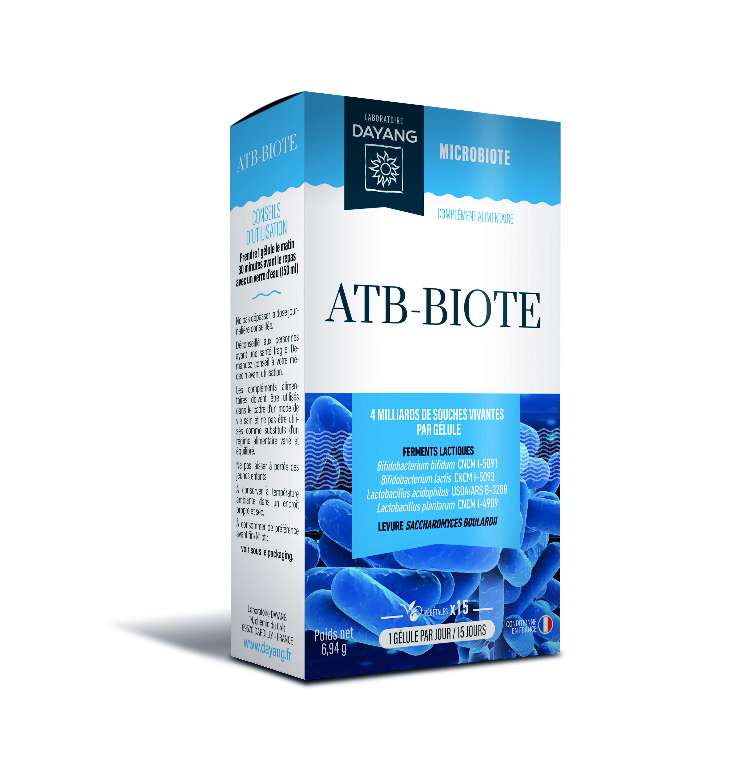ATB-Biote Dayang - boîte de 15 gélules
