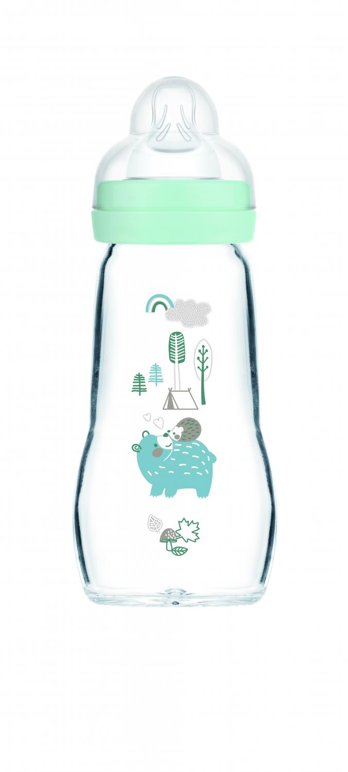 Biberon en verre 0mois et + MAM - 1 biberon 260 mL