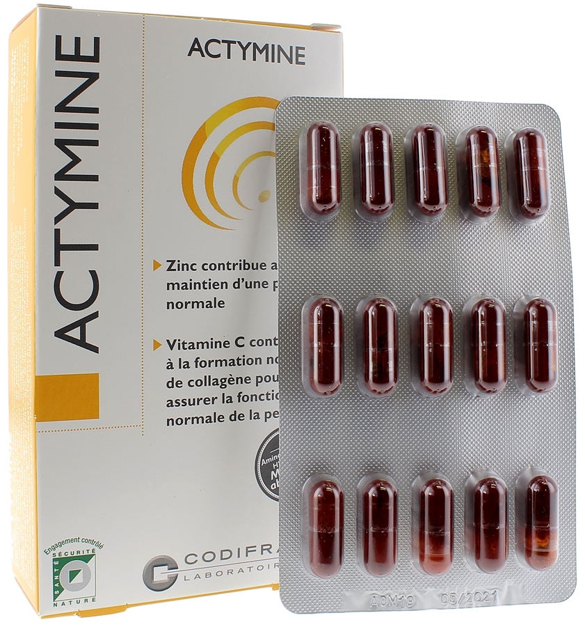 Actymine Codifra - boîte de 30 gélules