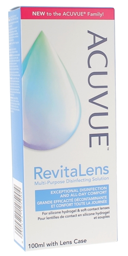 Acuvue RevitaLens Solution désinfectante multifonctions Abbott - flacon de 100ml