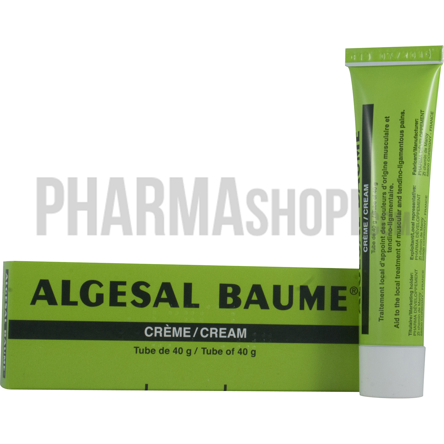 Algesal baume crème 40g pour les douleurs musculaires et ligamentaires