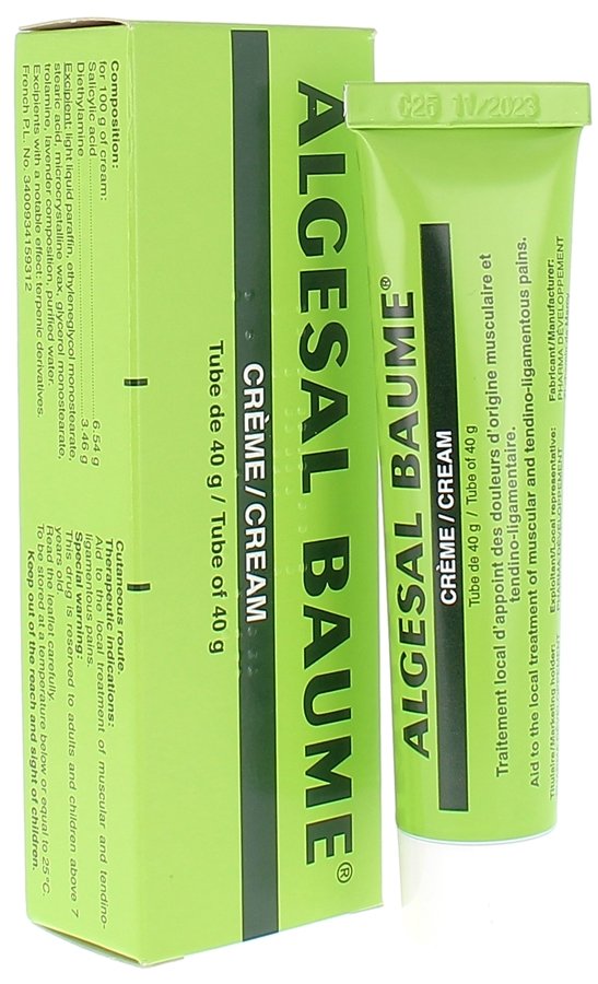 Algesal baume crème - tube de 40 g