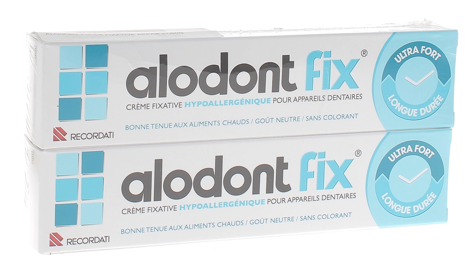 Alodont fix crème fixative ultra fort, 2 tubes de 50 g