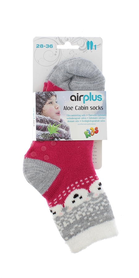 Aloe Cabin Chaussettes Hydratantes Kids Airplus taille 28-36 - 1 paire