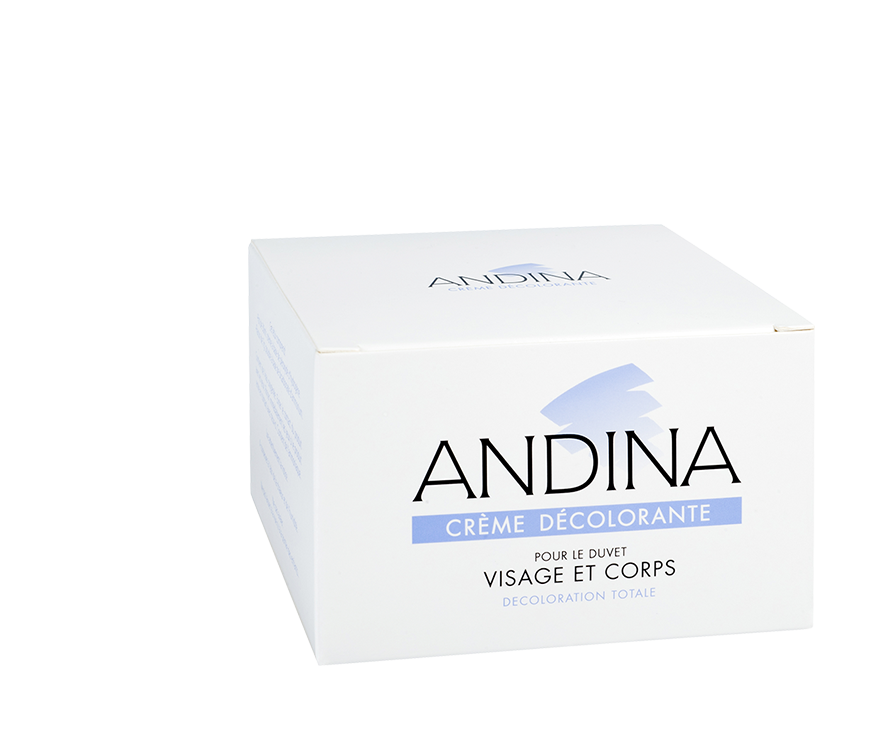 Andina crème décolorante duvet visage et corps Gifrer - pot de 30 ml