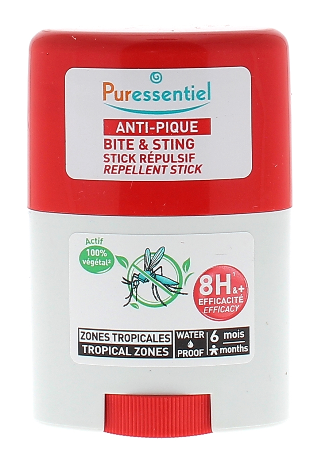 Anti-Pique Stick répulsif waterproof zones tropicales Puressentiel - stick de 20ml