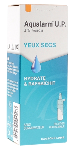 Aqualarm UP solution ophtalmique yeux secs Bausch+Lomb - flacon de 10ml