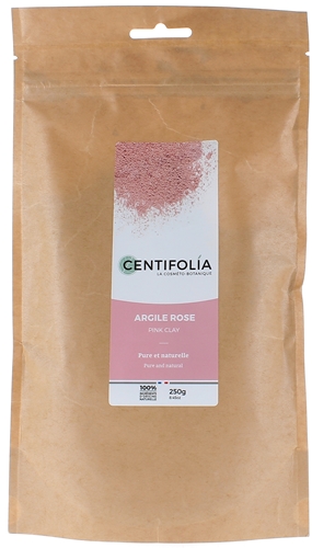 Argile rose Centifolia - sachet de 250g