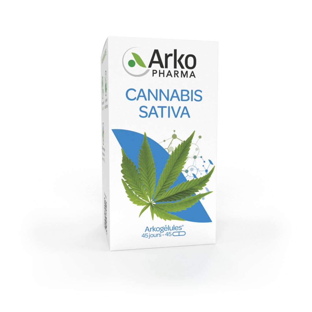 Arkogélules Cannabis sativa Arkopharma - détent en cas d'énervement
