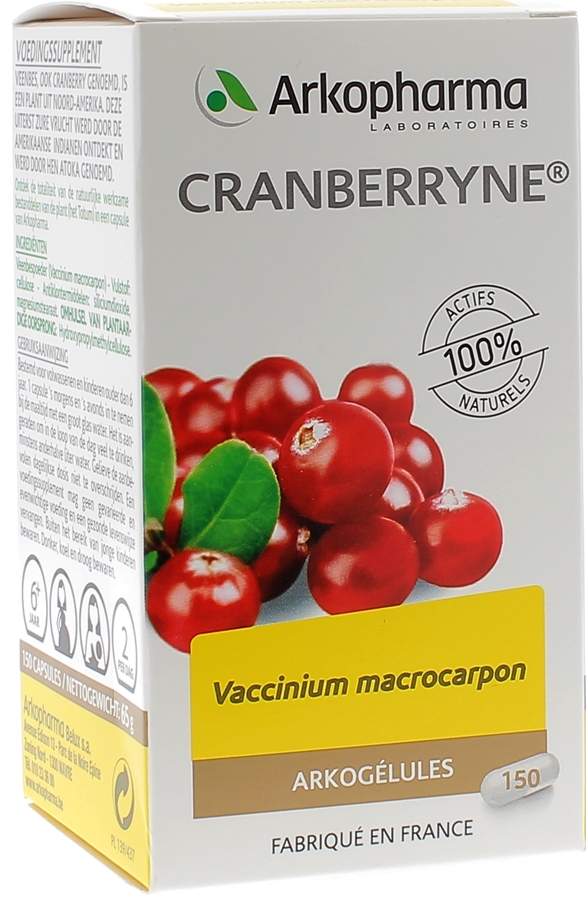 Arkogélules Cranberryne - Inconfort urinaire Arkopharma - 150 gélules