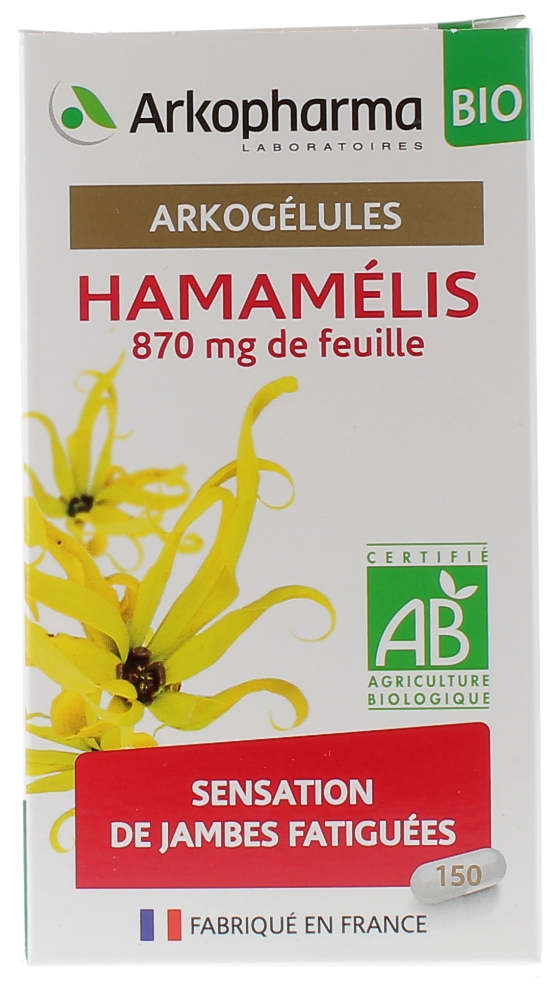 Arkogélules Hamamelis Arkopharma - boite de 150 gélules