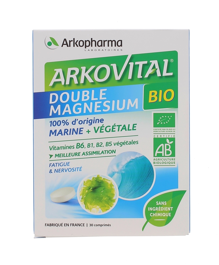 Arkovital double magnésium Arkopharma - 30 comprimés