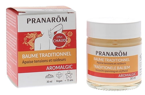 Aromalgic Baume traditionnel tensions et raideurs Pranarôm - pot de 30 ml