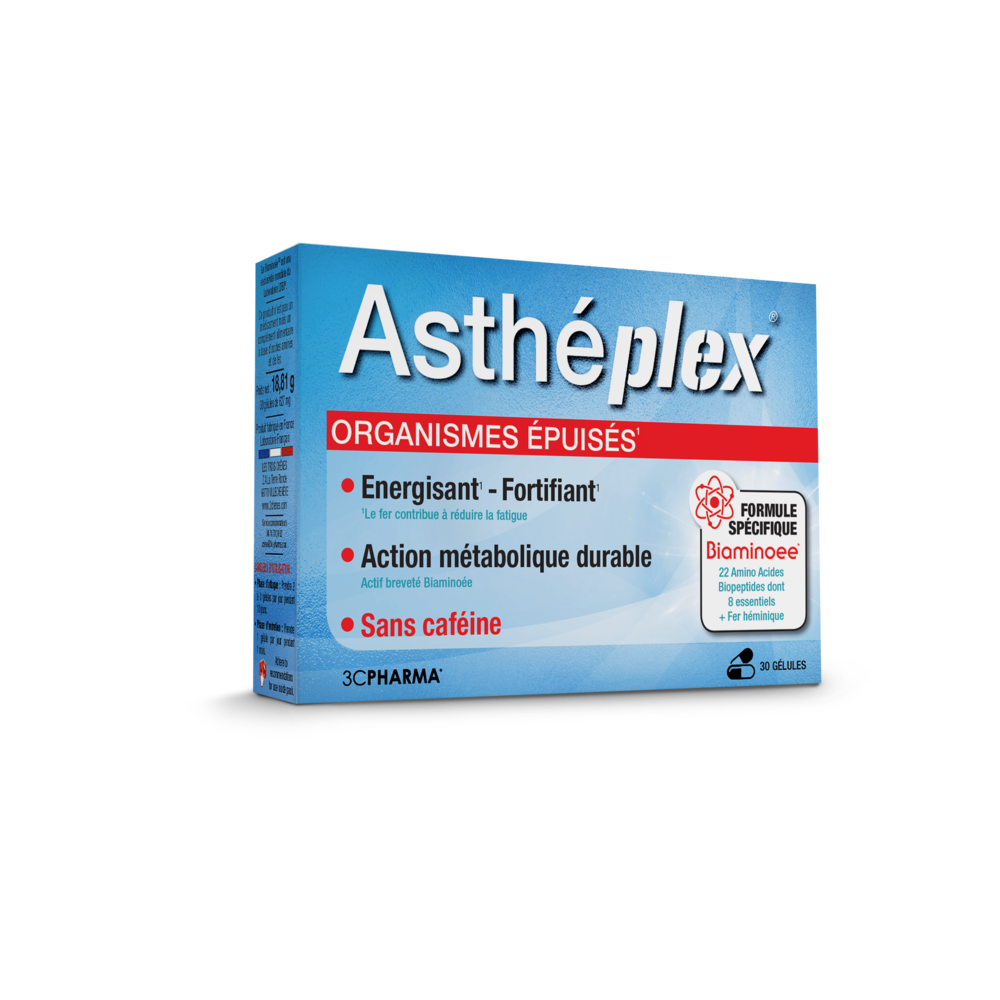 Astheplex organismes épuisés 3C Pharma - boîte de 30 gélules