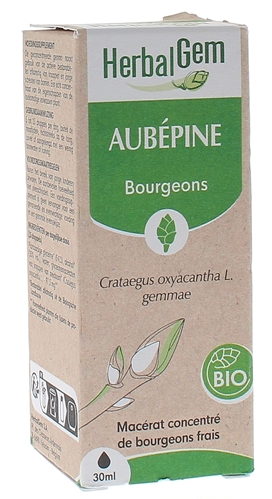 Aubépine BIO Herbalgem - flacon de 30 ml