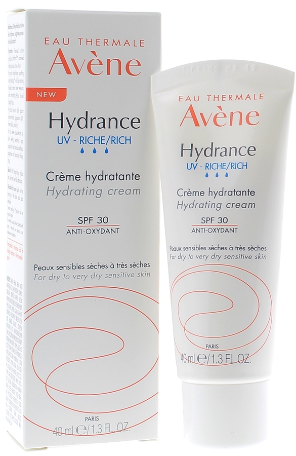 Hydrance émulsion riche hydratante UV spf 30 Avène, 1 tube de 40 ml