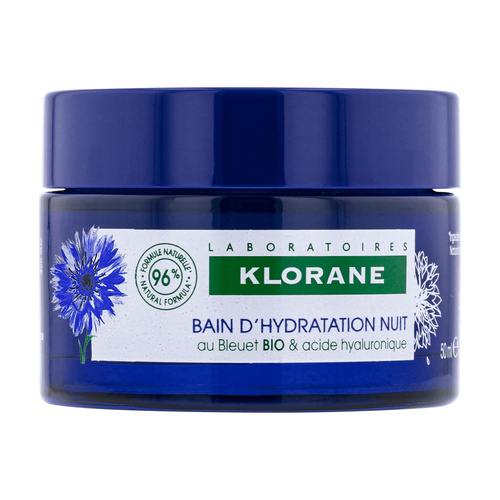 Bain d'hydratation nuit au bleuet bio Klorane - pot de 50 ml