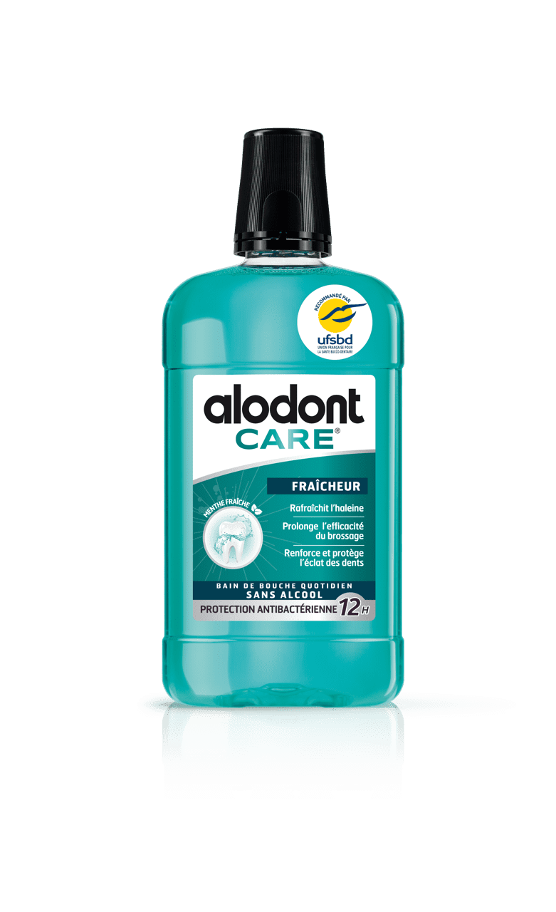 Bain de bouche fraîcheur Alodont Care - flacon de 500 ml