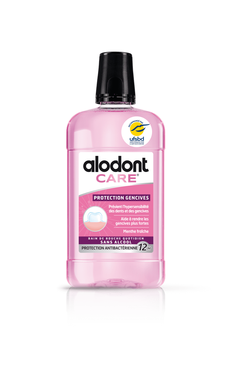 Bain de bouche protection gencives Alodont care - flacon de 500 ml