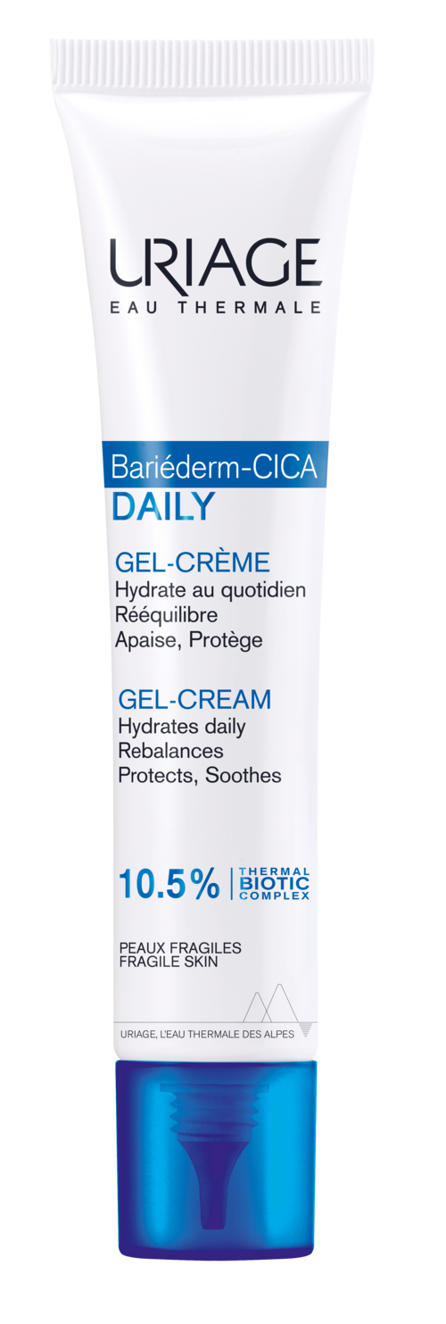 Bariéderm-Cica Daily gel-crème Uriage - tube de 30 ml