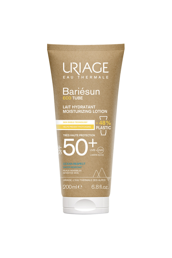 Bariésun Lait hydratant très haute protection SPF50+ Uriage - écotube de 200 ml