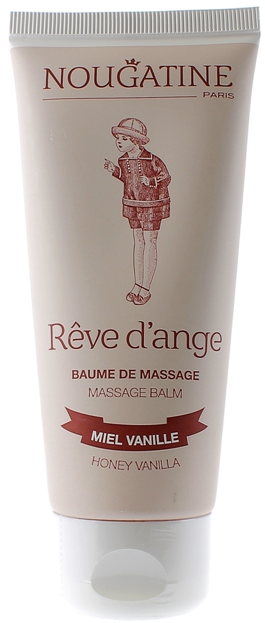 Baume de massage rêve d'ange parfum miel vanille Nougatine - tube de 100 ml