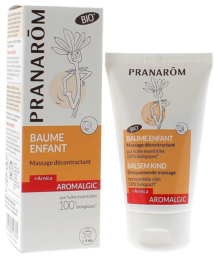 Baume enfant Massage décontractant Pranarôm - tube de 40 ml
