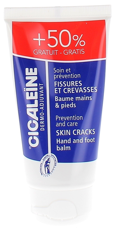 Baume mains et pieds fissures et crevasses Cicaleïne - tube de 75 ml +50% gratuit